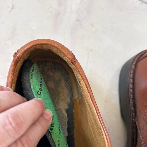 Ecco Helsinki Oxford Dress Shoes Men's Size 8-8.5 (42 EU) Brown Leather Lace up - Picture 7 of 11